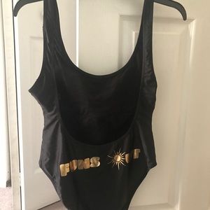 Sun's out fun's out one piece bathing suit
